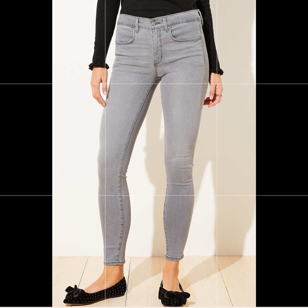 NWT LOFT COZY DENIM LEGGINGS, size 26